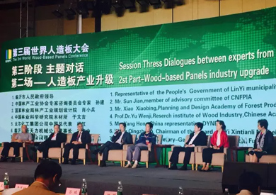 陳曉龍董事長(zhǎng)出席第三屆世界人造板大會(huì)并作主旨演講